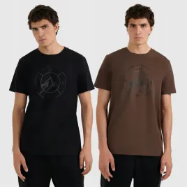 2-pak-koszulki-meskie-4f-t-shirt-z-nadrukiem-bawelna-4fwaw25ttshm3138-l