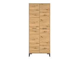 szafa-dwudrzwiowa-80-x-200-cm-dab-artisan-czarny-szafa-do-przedpokoju