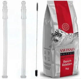 delonghi-wezyk-do-mleka-2szt-wycior-swisso-kaffee-100percent-arabica-1kg