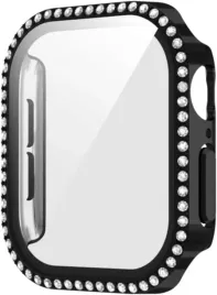 generic-czarne-diamentowe-etui-ze-szklem-do-apple-watch-11-10-42mm-szklo