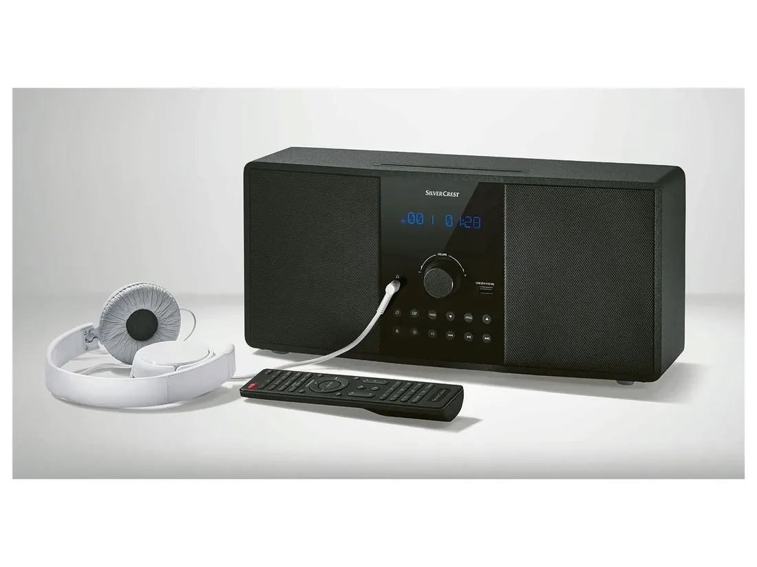 mini-wieza-stereo-cd-usb-dab-silvercrest-bluetoot-stan-nowy