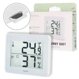 hama-termometr-higrometr-th-130-bialy-temperatura-wilgotnosc-stacja