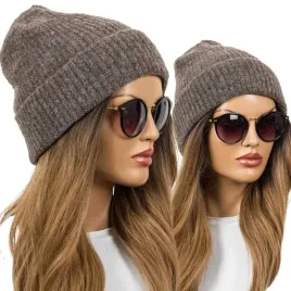 czapka-damska-ciepla-zimowa-beanie-modna-wywijana-brazowa-kolory