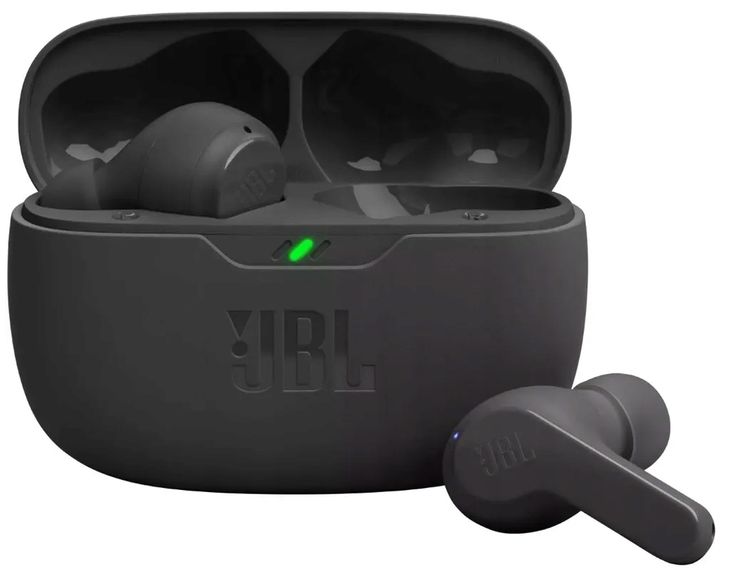WAVE 200 CZARNE SŁUCHAWKI BLUETOOTH Z ETUI DO SMARTFONA ANDROID IOS