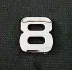 emblemat-litera-literka-cyfra-cyfry-chrom-8-osiem