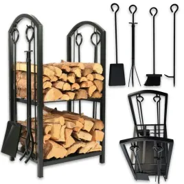 stojak-na-drewno-kominkowe-opalowe-do-kominka-metalowy-z-akcesoriami-polka