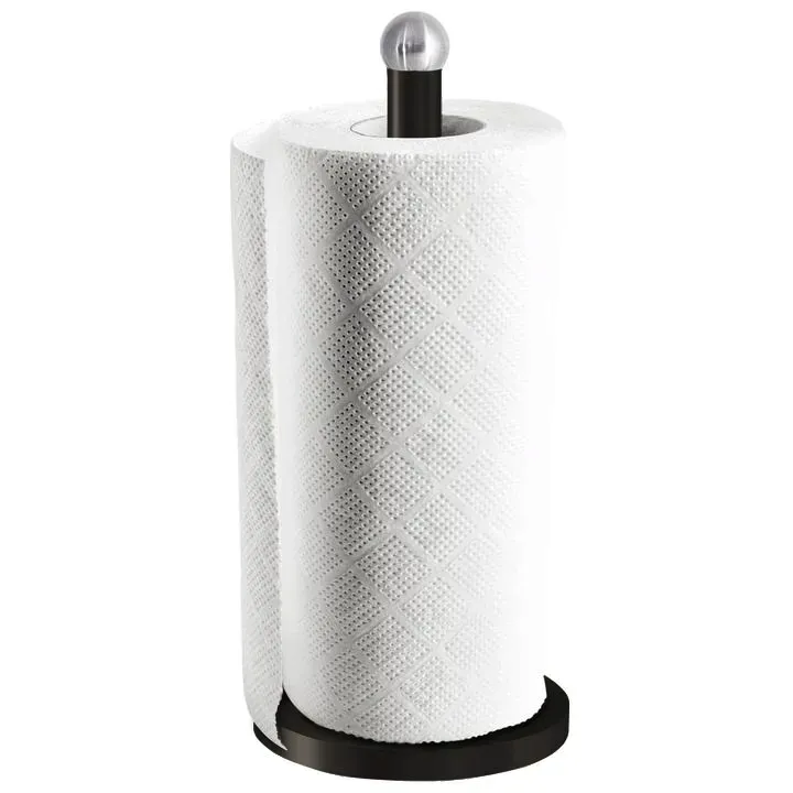 stojak-kuchenny-lazienkowy-na-papier-recznik-papierowy-czarny-stabilny-1535-stan-nowy