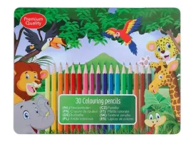 szkolne-kredki-olowkowe-do-malowania-zestaw-30-sztuk-metalowe-pudelko-etui