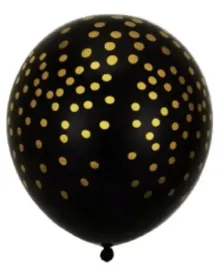 duze-balony-gumowe-czarne-zloty-groch-kropki-100-szt-30cm
