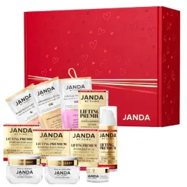 janda-zestaw-lifting-premium-krem-dzien-noc-oko-serum-maseczki-pudelko-prez