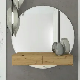 toaletka-szafka-konsola-wiszaca-rtv-100-dwie-szuflady-drewniana-dab-artisan