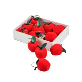 jabluszka-flokowane-12-szt-ozdoby-na-choinke-do-stroika-na-swieta