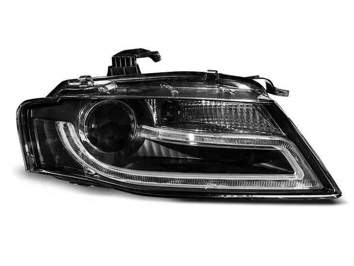 LAMPY REFLEKTORY AUDI A4 B8 08-11 TRU DRL BLACK