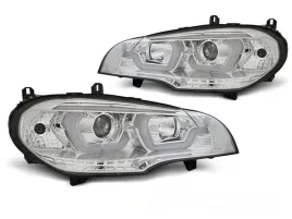 lampy-reflektory-bmw-x5-e70-07-13-tube-light-drl-chrome-3d-angel-eyes