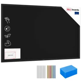 tablica-kredowa-czarna-200x120-cm-rama-czarna-drewniana-lakierowana-gratis