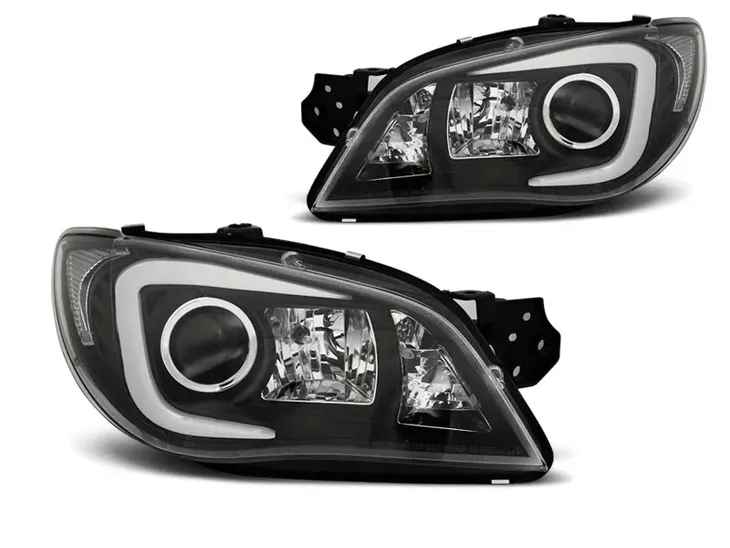 LAMPY SUBARU IMPREZA II GD 06-07 BLACK TUBE XENON