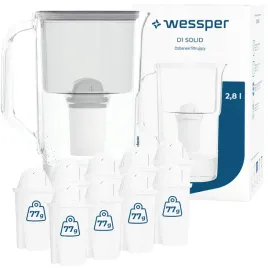 dzbanek-plastikowy-filtrujacy-wessper-d1-solid-28l-szary-10x-filtr