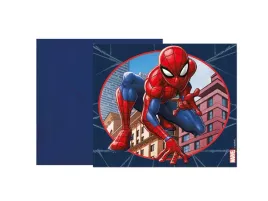 zaproszenia-urodzinowe-spiderman-6-szt