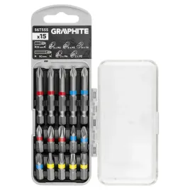 zestaw-bitow-25mm-i-50mm-w-pudelku-15-szt-graphite-56t554