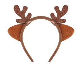 opaska-renifera-z-uszami-brazowa-opaska-na-wlosy-na-glowe-na-swieta
