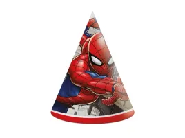 czapeczki-urodzinowe-spiderman-6-szt