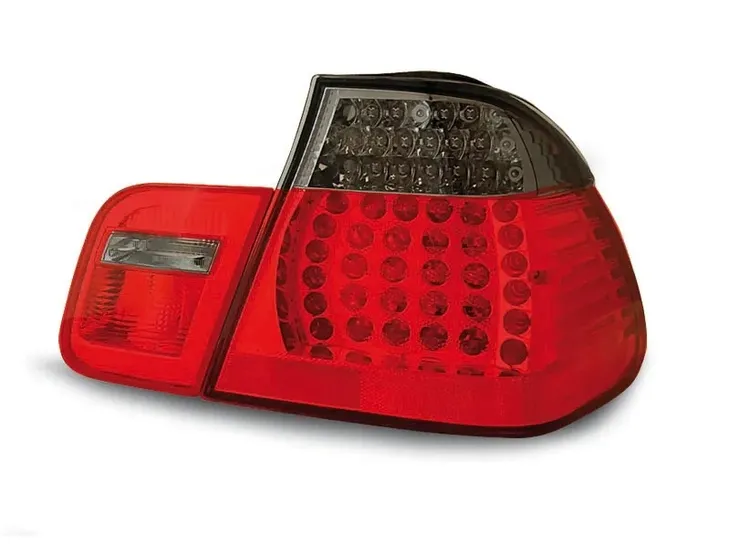 LAMPY TYLNE BMW E46 01-05 SEDAN RED SMOKE LED