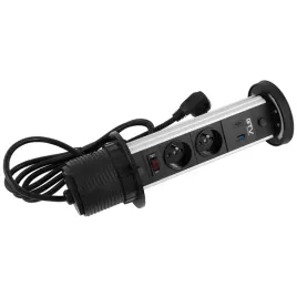 gniazdo-wpuszczane-chowane-w-blat-z-usb-a-c-fi80-camino-usb-czarne