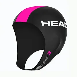 head-neo-cap-3-neoprenowy-czepek-black-pink-l-xl-cieply-wygodny
