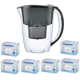 dzbanek-filtrujacy-aquaphor-czarny-6-filtrow