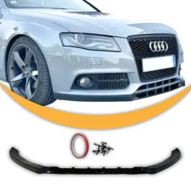 dokladka-zderzaka-audi-a4-b8-przed-liftem-splitter-czarny-polysk-przod