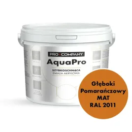 aqua-pro-emalia-akrylowa-szybkoschnaca-9l-gleboki-pomaranczowy-mat-ral-2011