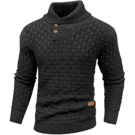 sweter-meski-z-grubym-splotem-dlugim-rekawem-i-kolnierzem