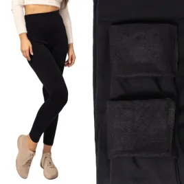 czarne-legginsy-getry-spodnie-ocieplane-polarkiem-termo-zimowe-wygodne
