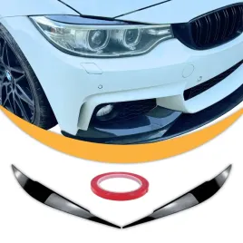 brewki-bmw-4-f32-f33-f36-na-przednie-lampy-czarny-polysk-dokladki-lotka