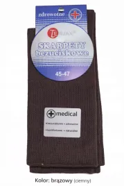 terjax-skarpety-bezuciskowe-medical-brazowe-ciemne-45-47