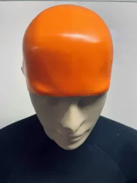 silikonowy-czepek-plywacki-pomaranczowy