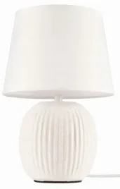 lampka-nocna-z-abazurem-biala-ceramiczna-ryflowana-dion-d2