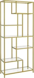 zloty-metalowy-regal-ze-szklanymi-polkami-art-deco-glamour
