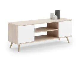 szafka-rtv-155-cm-skandynawska-dab-sonoma-biel