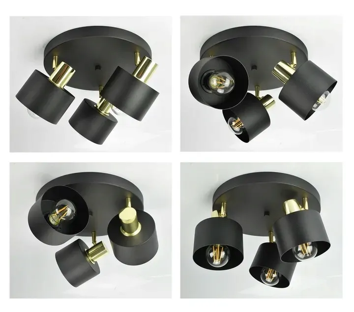 lampa-sufitowa-zyrandol-plafon-czarna-zlota-classic-spot-482-eg3-led-stan-nowy