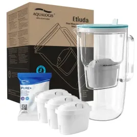 dzbanek-filtrujacy-szklany-filtry-do-wody-etiuda-aqualogis-3-wklady