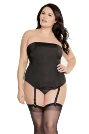 coquette-2025-7169x-czarny-gorset-bustier-plus-size-1x-2x-zmyslowy