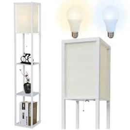 lampa-stojaca-podlogowa-polka-regal-do-przechowywania-2-barwy