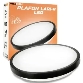 lampa-sufitowa-plafon-led-2xe27-okragly-lari-r-na-zarowki-led-wysoka