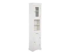szafka-lazienkowa-wysoka-190-cm-drewniana-biala-2-drzwi-1-szuflada