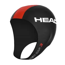 head-neo-cap-3-neoprenowy-czepek-black-red-s-m-komfortowy