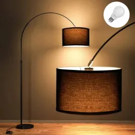 lampa-podlogowa-lukowa-3000k-regulowana-wysokosc-czarny-klosz-e27-9w