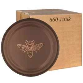 karton-nakretki-na-sloik-fi-82-brazowa-pszczola-660-szt