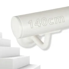 porecz-scienna-biala-schodowa-zestaw-stal-barierka-na-schody-140cm