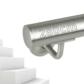 porecz-scienna-srebrna-schodowa-zestaw-stal-barierka-na-schody-280cm